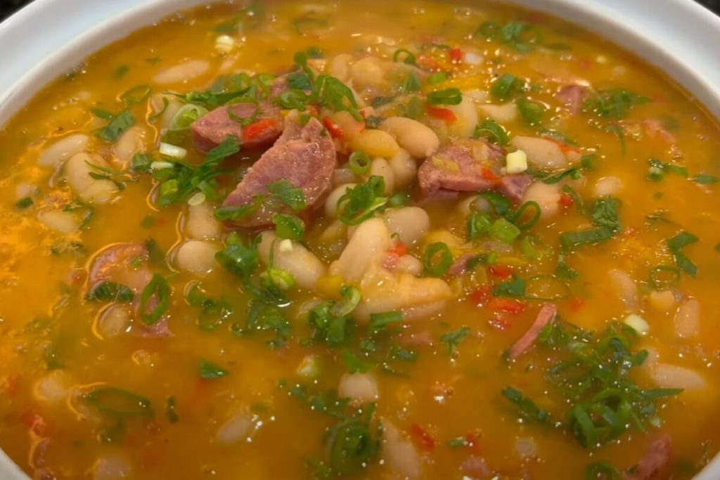 feijao branco com linguica 21 08 1