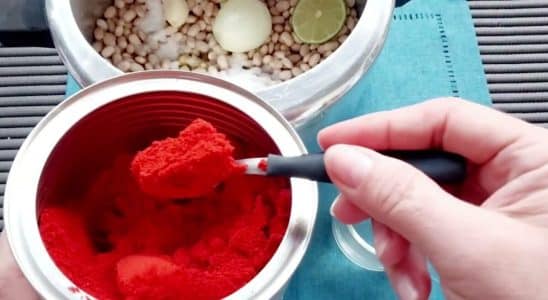 feijão saboroso e com caldo grosso