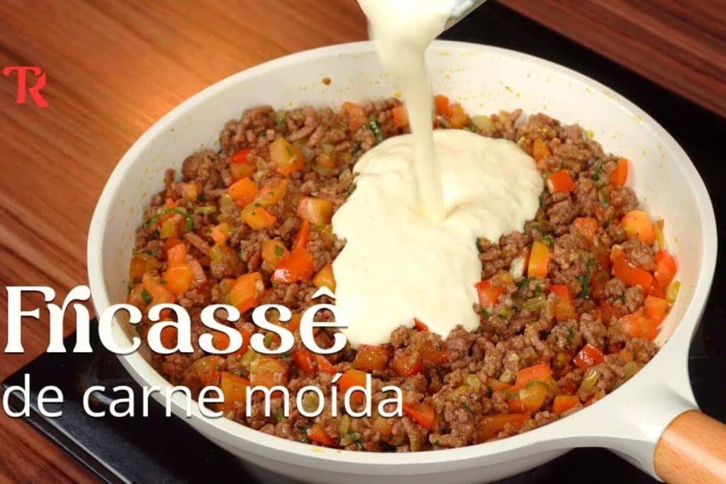fricassê de carne moída