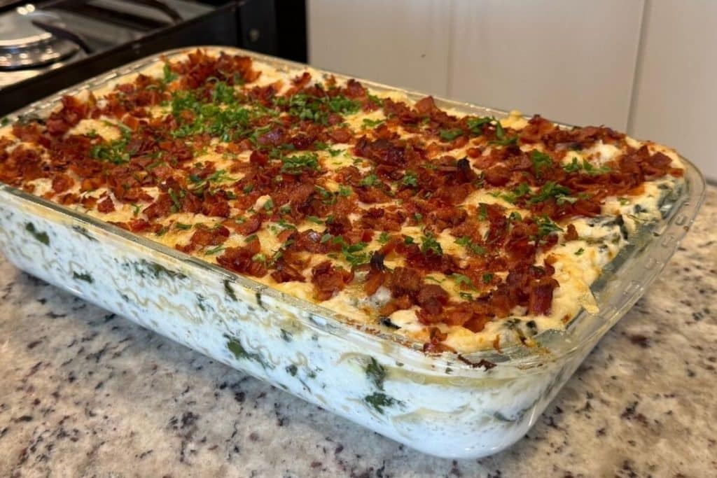 lasanha de espinafre