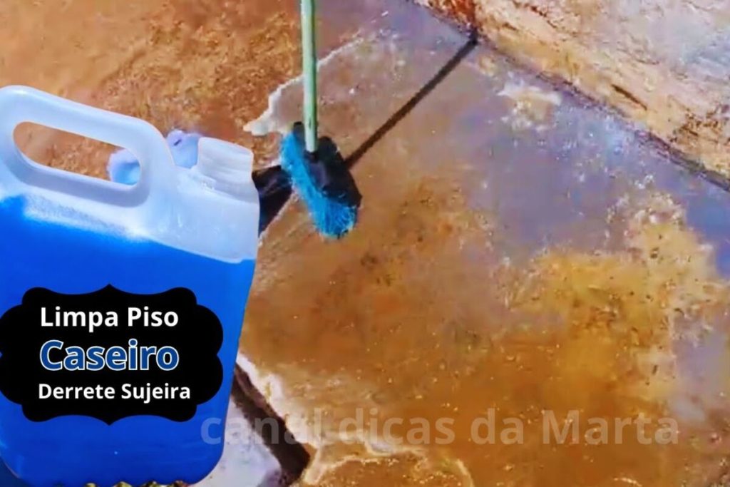 limpa piso caseiro