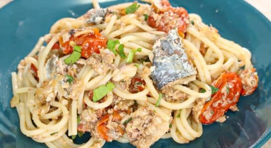 macarronada de sardinha