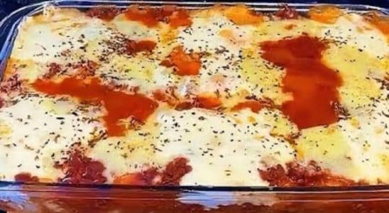 nhoque de massa pronta