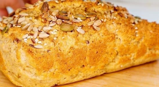 pão caseiro sem glúten