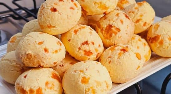 pão de queijo que não murcha