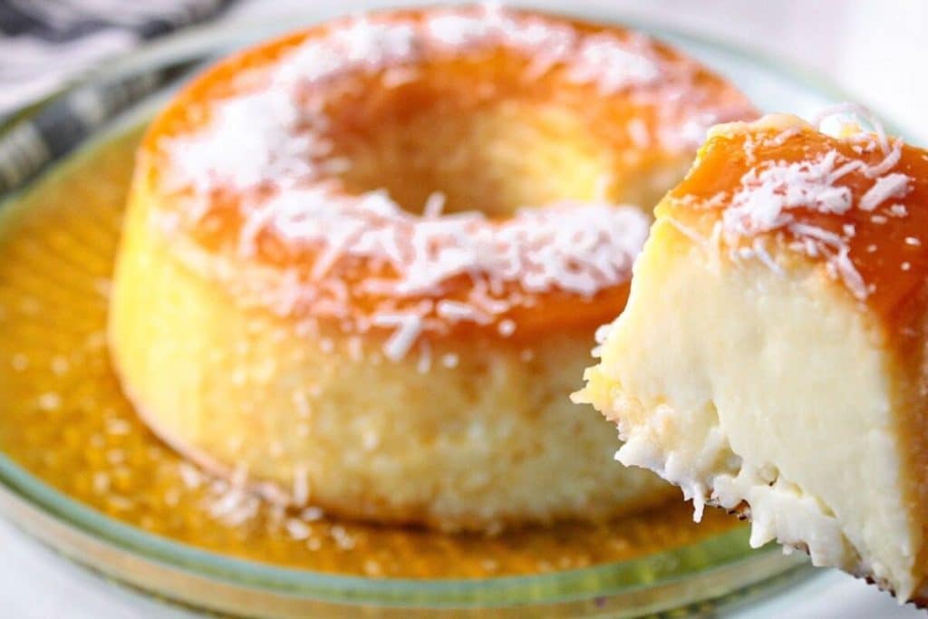 pudim de coco