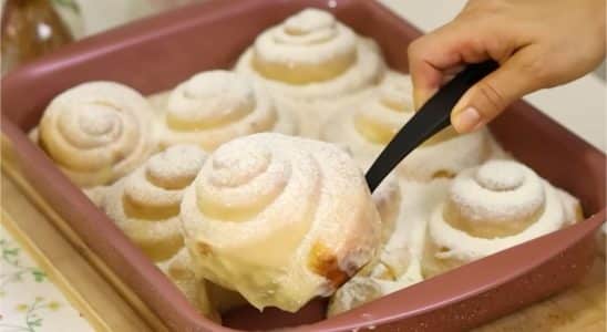 rosca de leite ninho