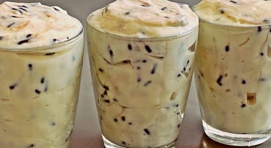 Sobremesa de liquidificador