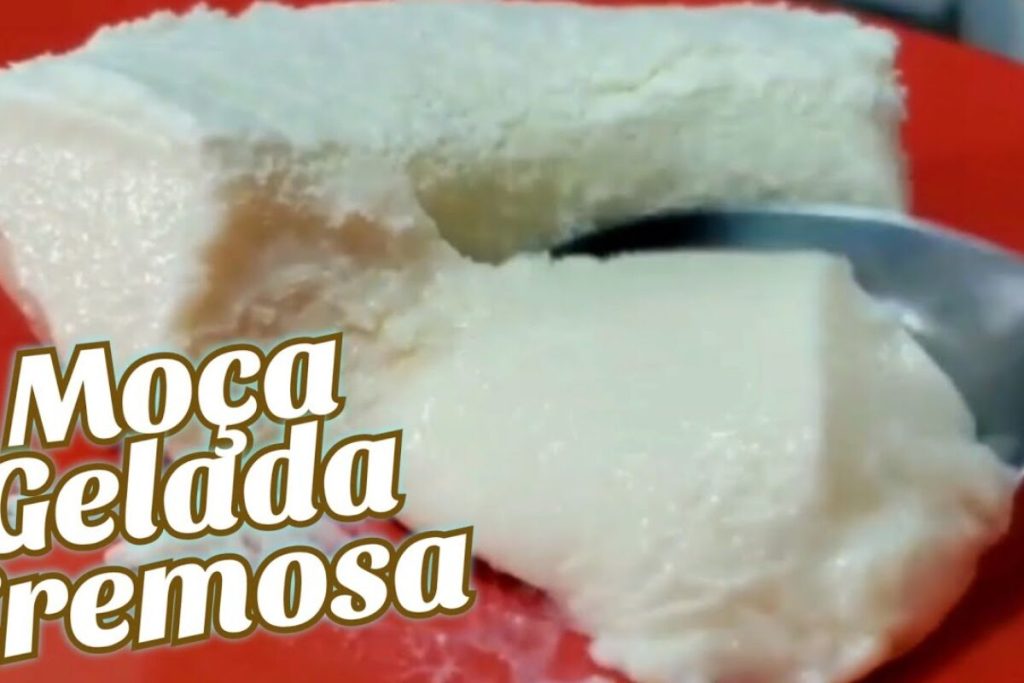 sobremesa moça gelada