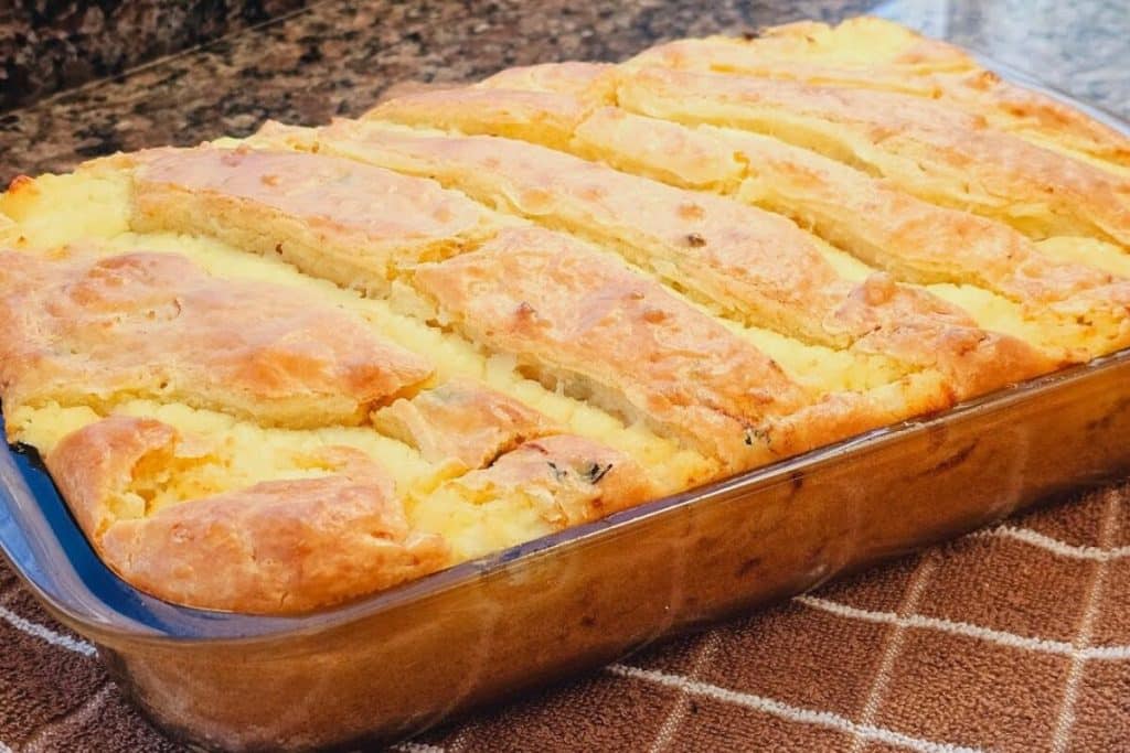 torta de frango de liquidificador
