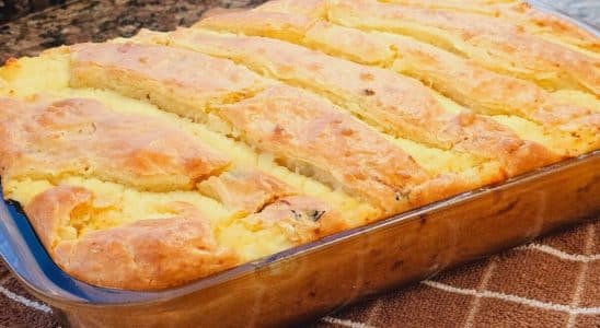 torta de frango de liquidificador