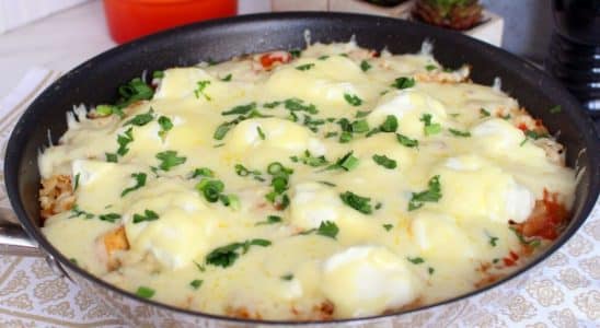 arroz cremoso com frango