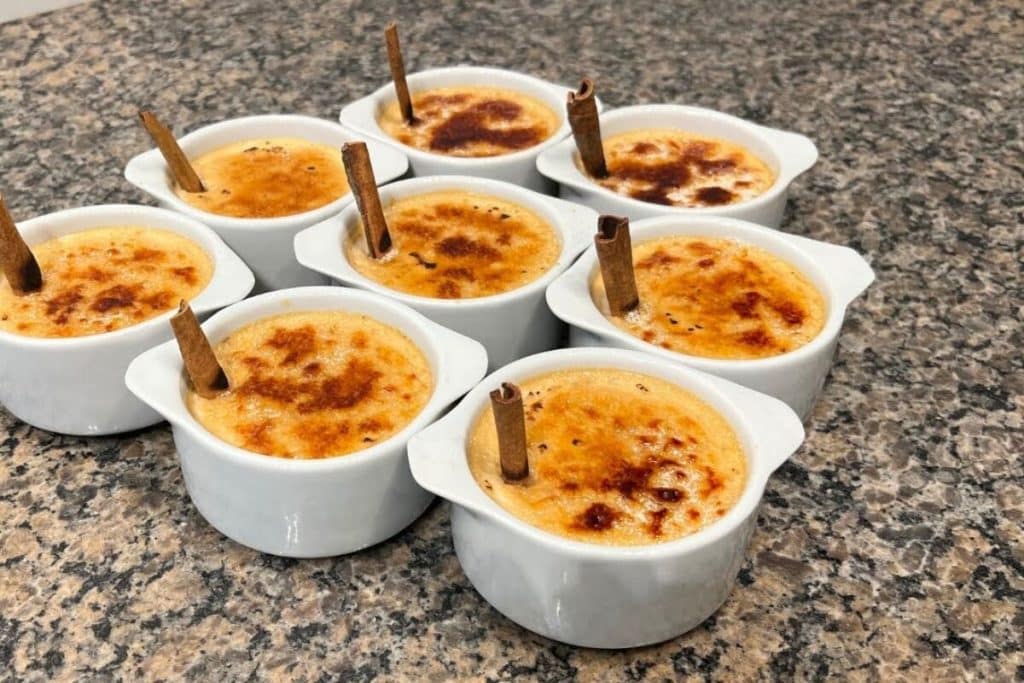 arroz doce brûlée