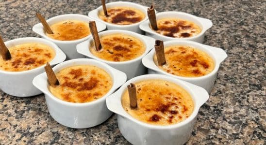 arroz doce brûlée