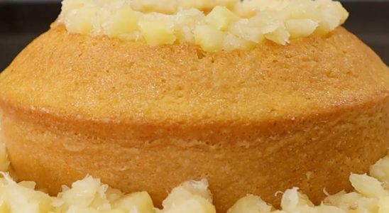 bolo da vovó de abacaxi