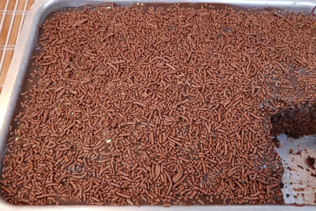 bolo de chocolate simples