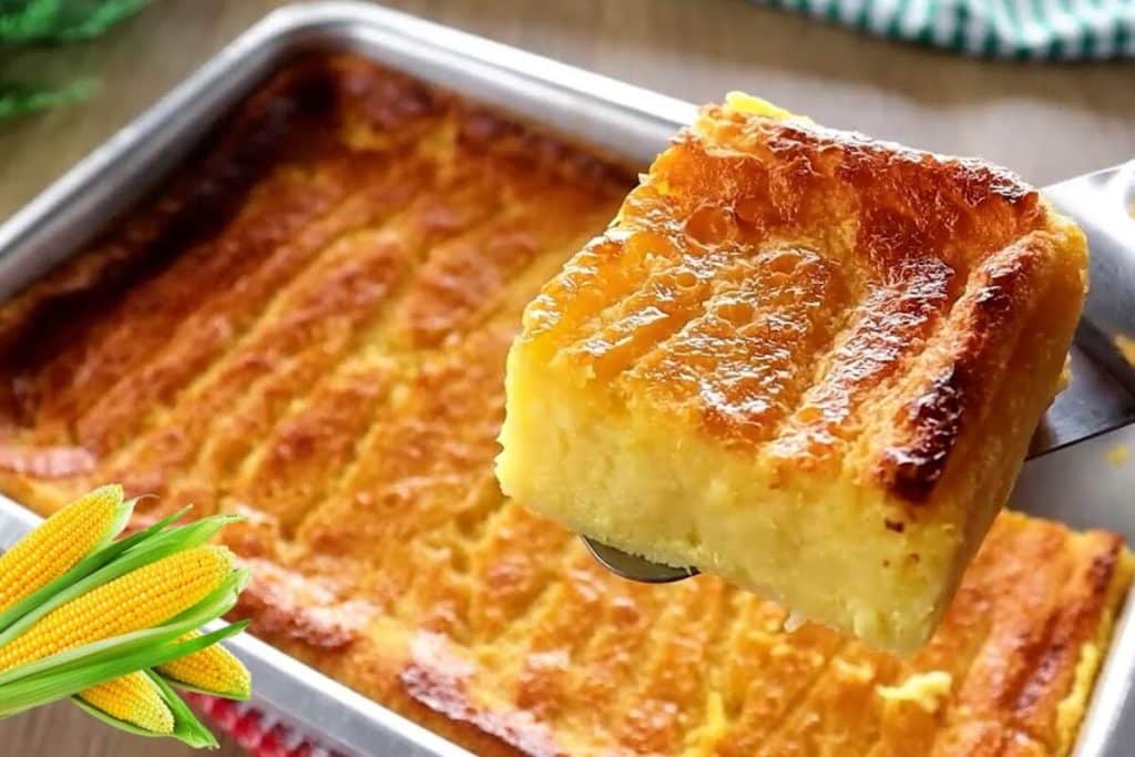 bolo de milho caipira da roça