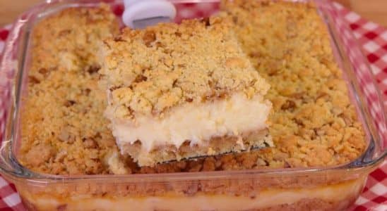 bolo farofa de creme