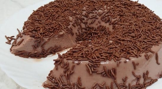 brigadeirão de liquidificador