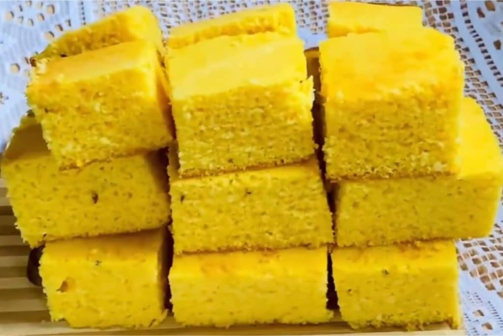 broa de fubá na forma