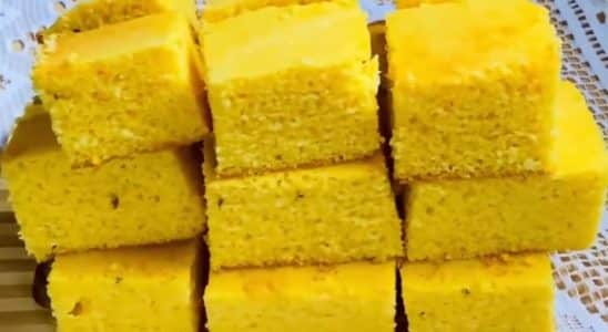 broa de fubá na forma