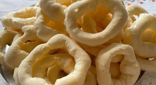 biscoito de vento crocante