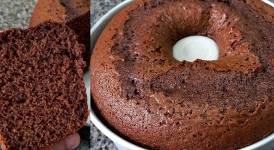 bolo de chocolate 50% cacau