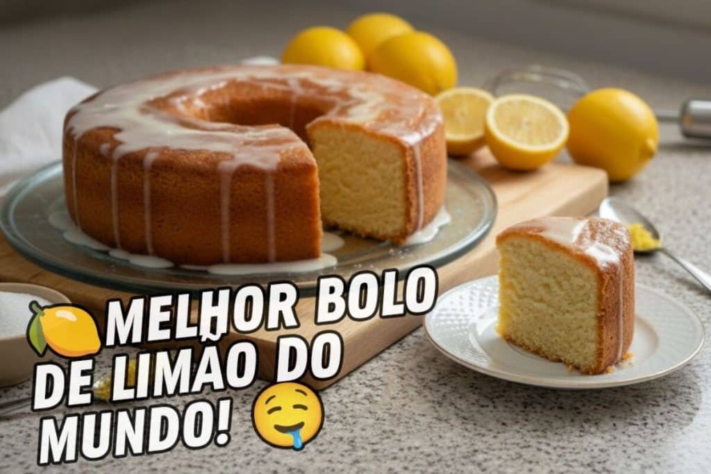 bolo de limão