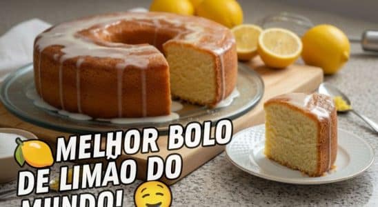 bolo de limão