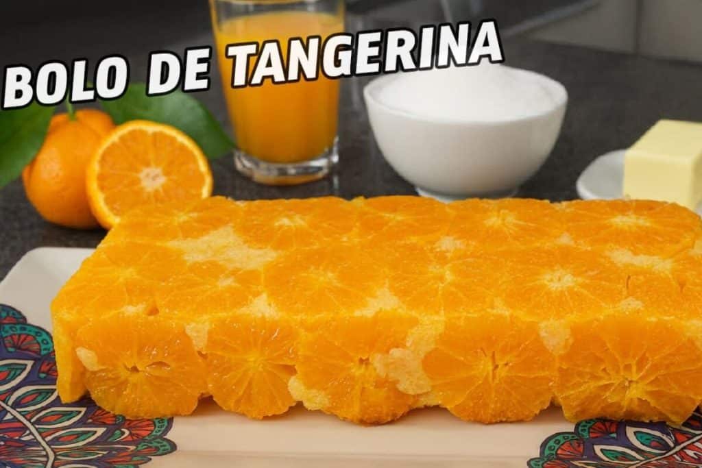 bolo de tangerina