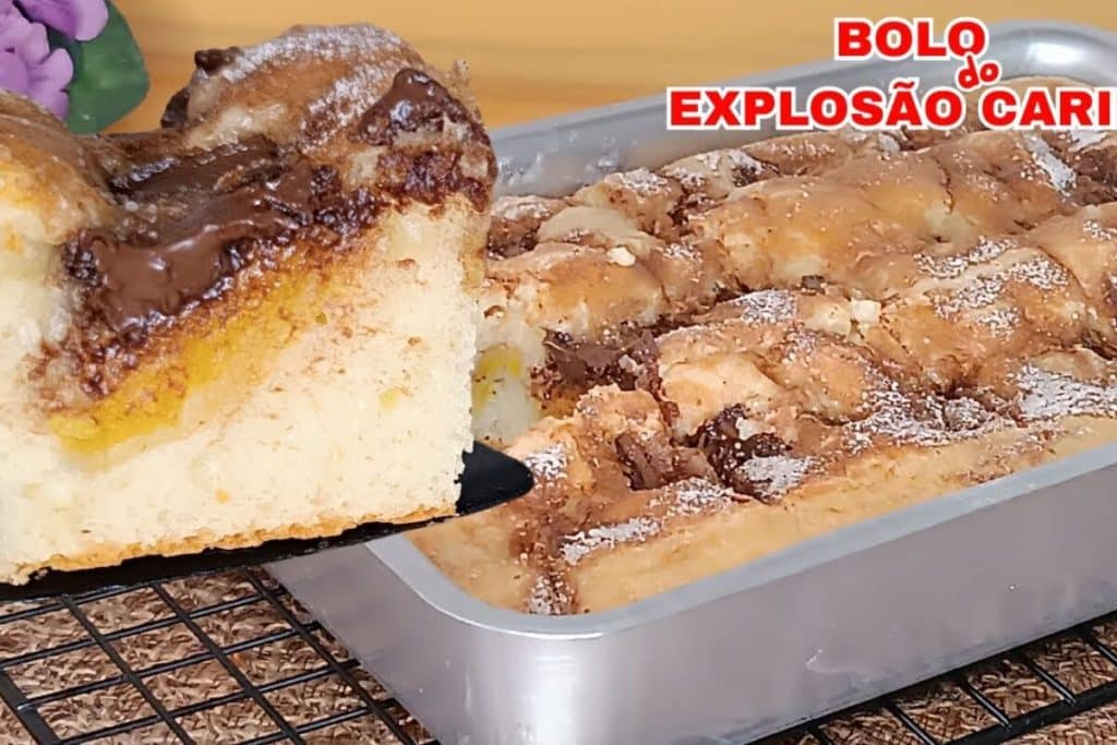 bolo explosão do caribe