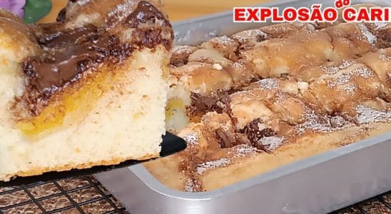 bolo explosão do caribe