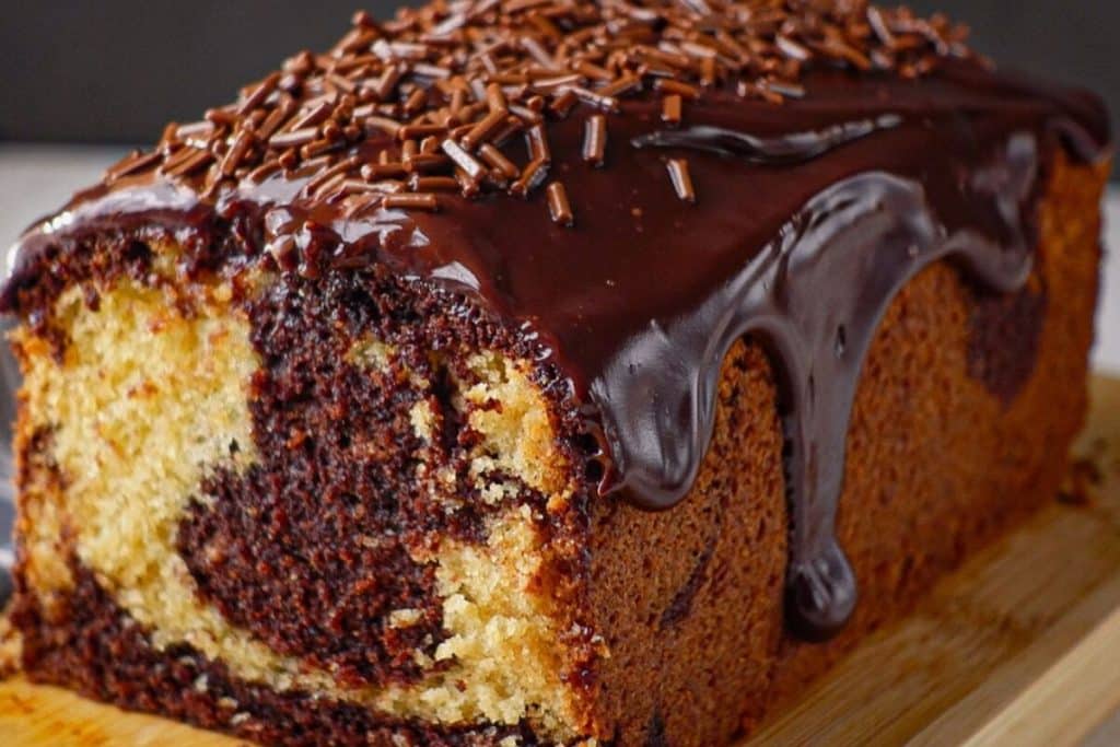 bolo mármore caseiro