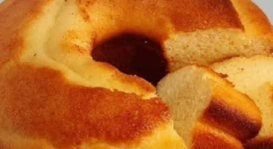 bolo saudável fofinho