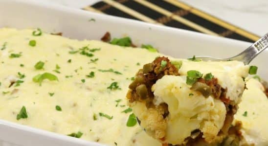 couve-flor a bolonhesa