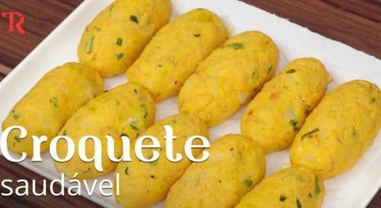 croquete de frango saudável