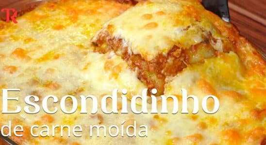 escondidinho de carne moída