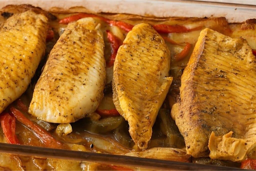 filé de tilápia com batata