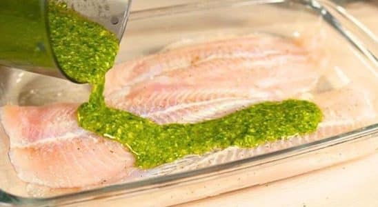 filé de tilápia assado no forno