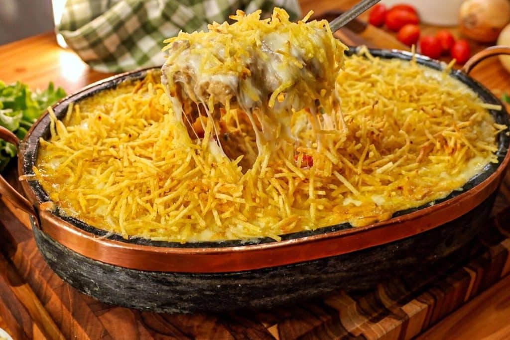 fricassê de carne moída