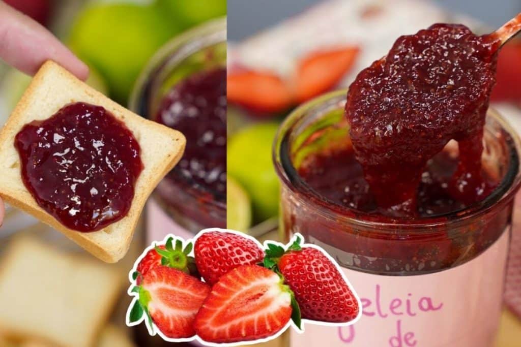 geleia de morango caseira