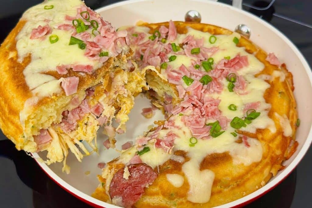 lanche de frigideira