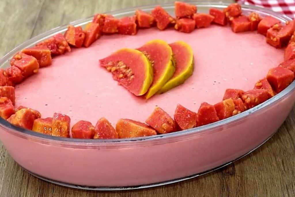 mousse de goiaba