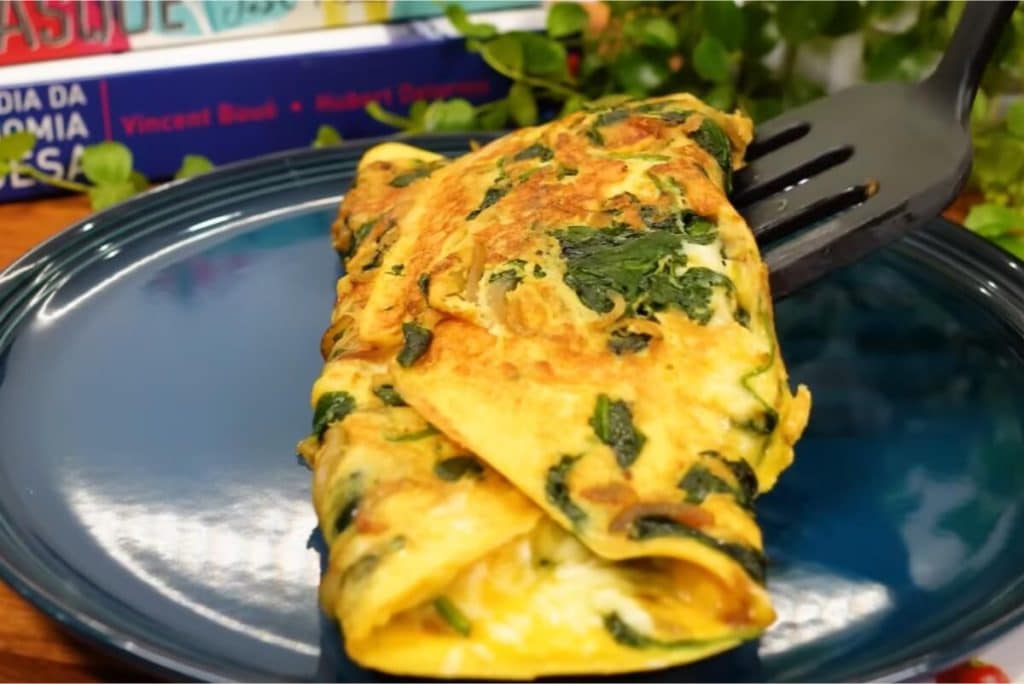 OMELETE COM ESPINAFRE 01 10 1