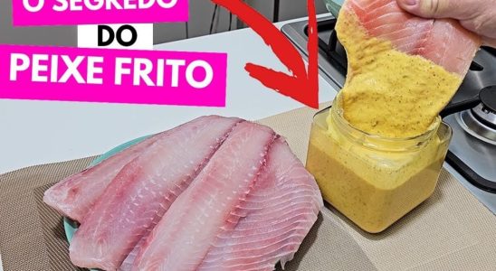 peixe frito crocante