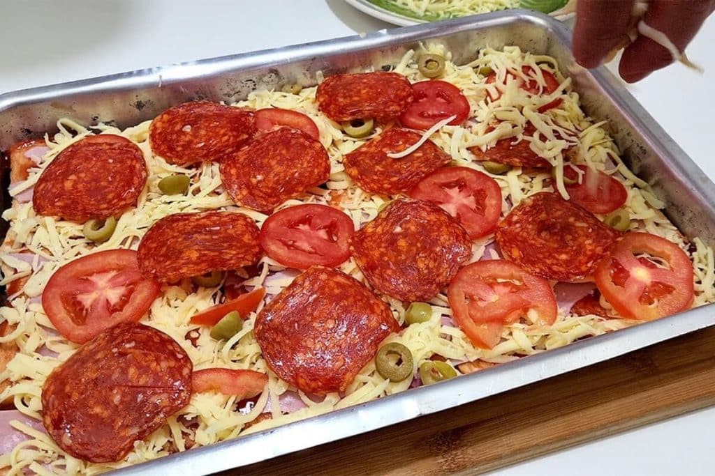 PIZZA DE PÃO