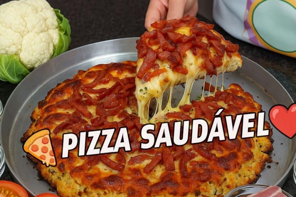pizza de couve-flor
