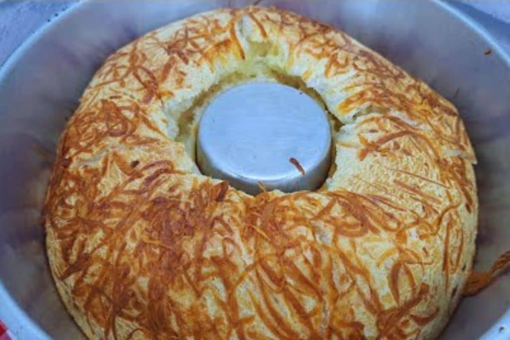 rosca de pão de queijo