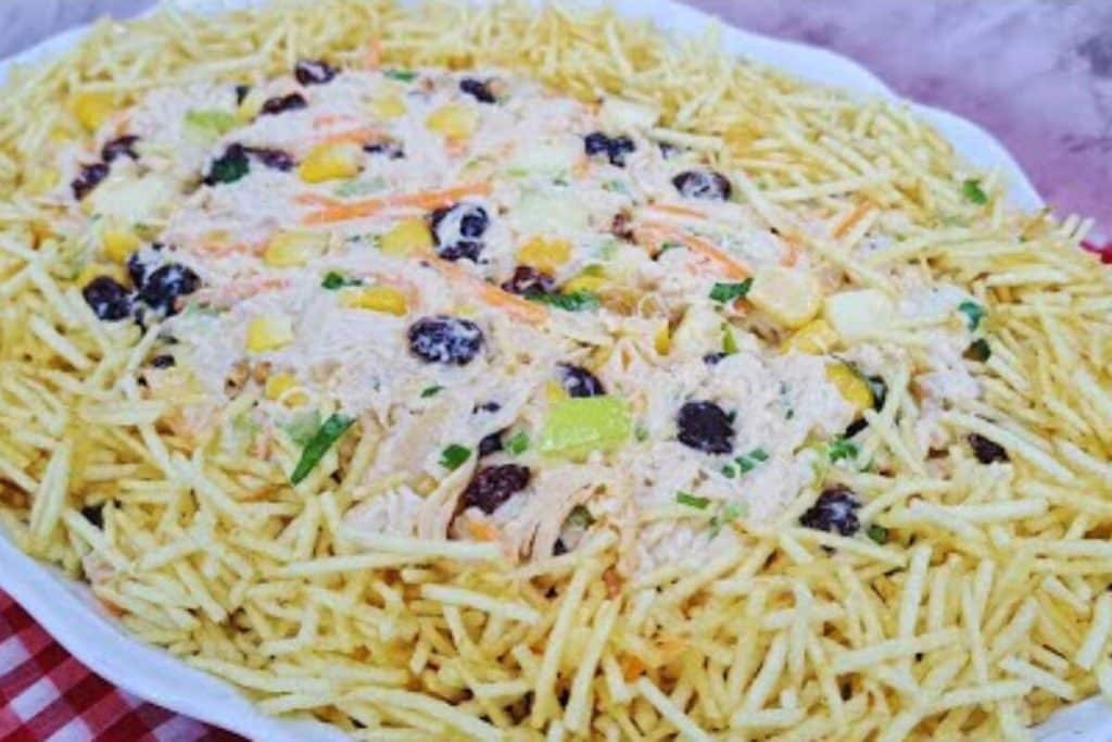 salpicão de frango com iogurte