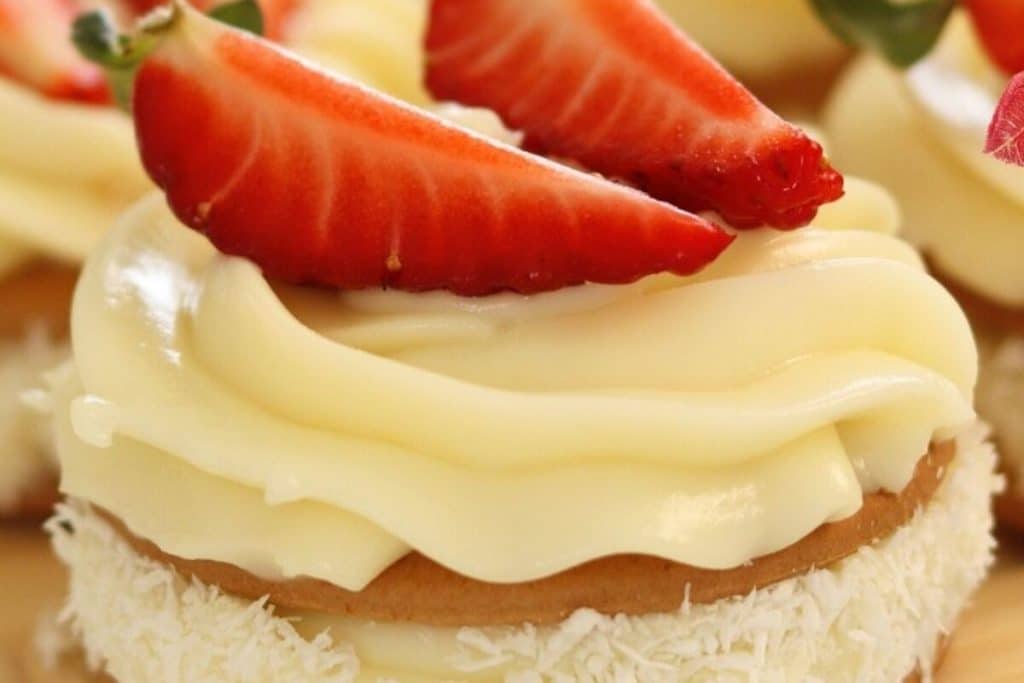 sobremesa beijo nevado